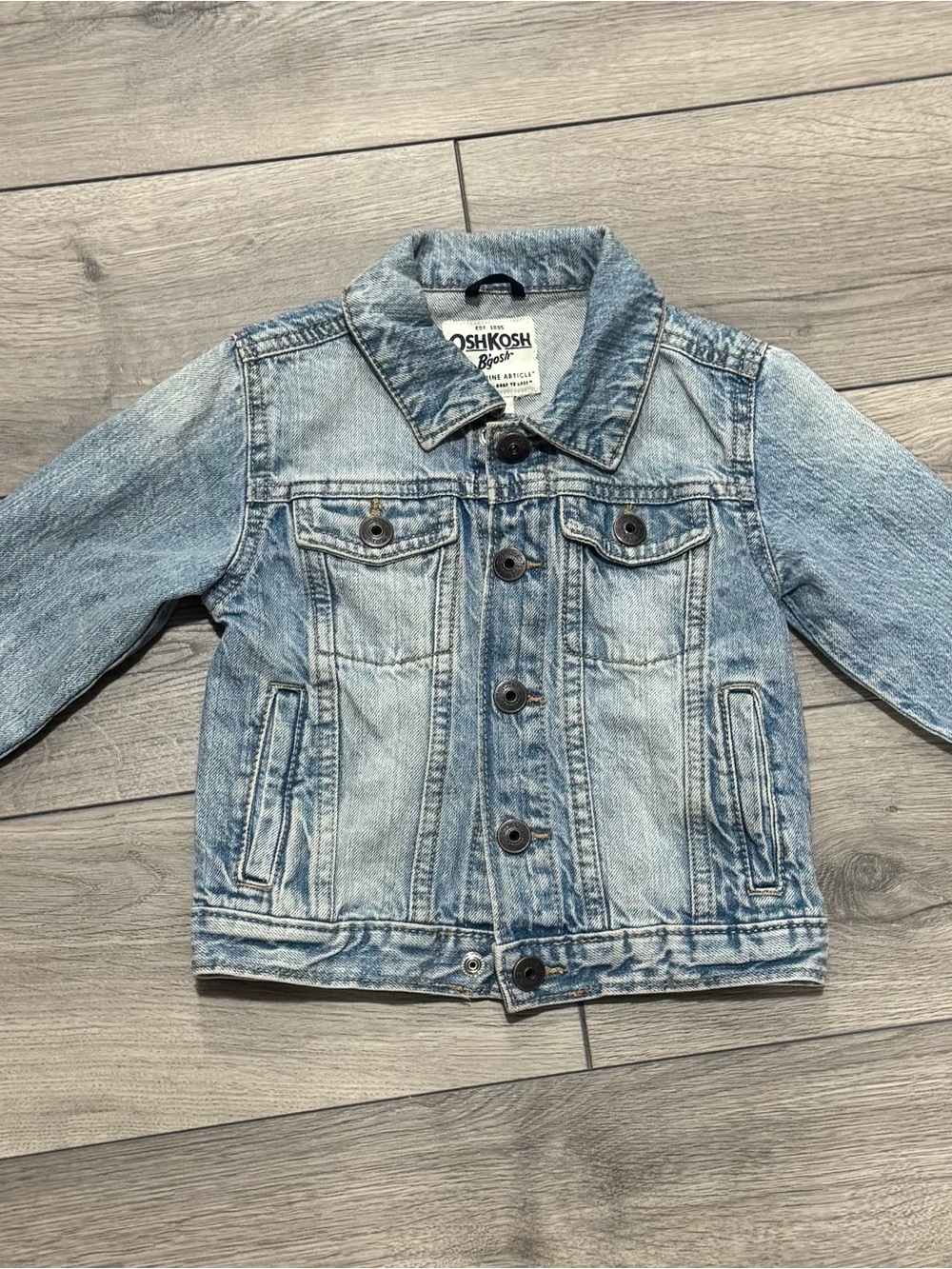 OshKosh B'gosh Washed Blue Kids Denim Jacket